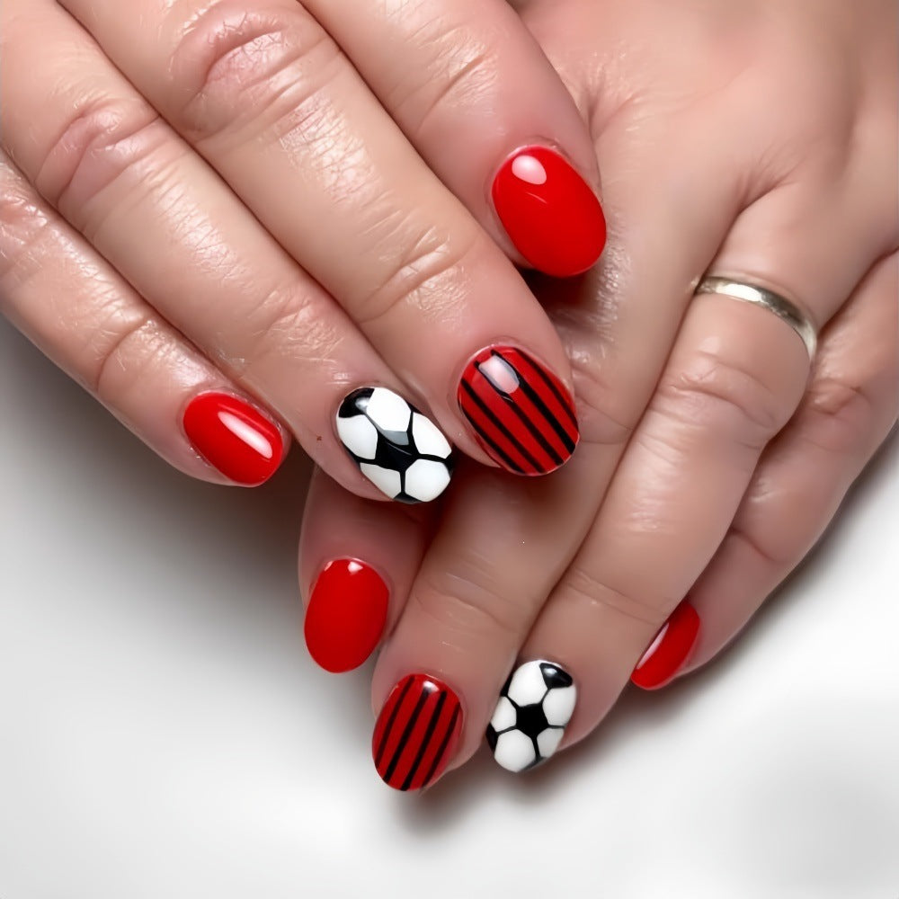 Creative football nail designs Stornfield