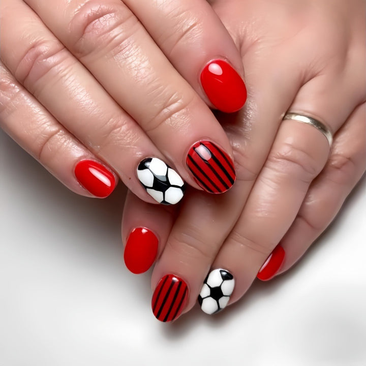 Creative football nail designs Stornfield