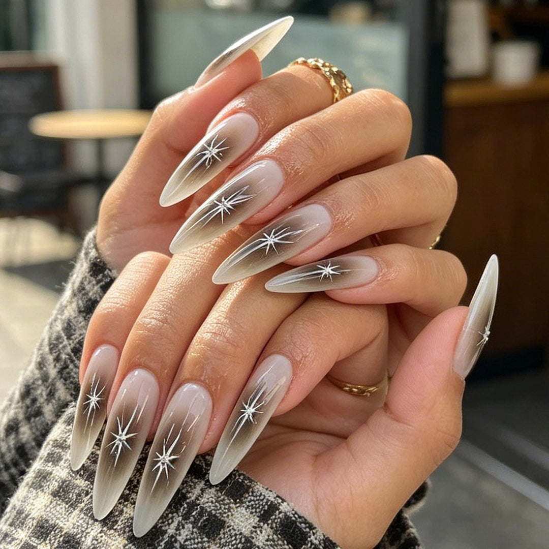 Elegant Star-Cut Nail Enhancements Stornfield