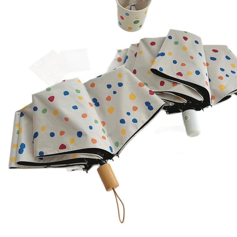 Women Multi-Purpose Foldable Shoulder Bag with Colorful Polka Dot Pattern Stornfield