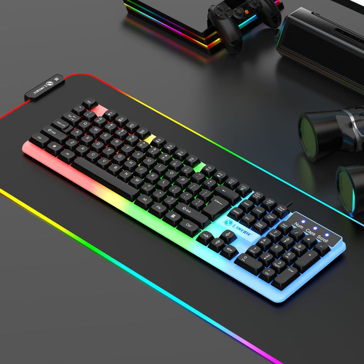 RGB Touch-Sensitive Gaming Keyboard with Precision Mouse Stornfield