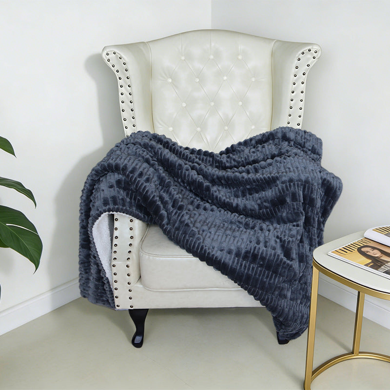 Women Cozy Structured Fleece Blanket Stornfield