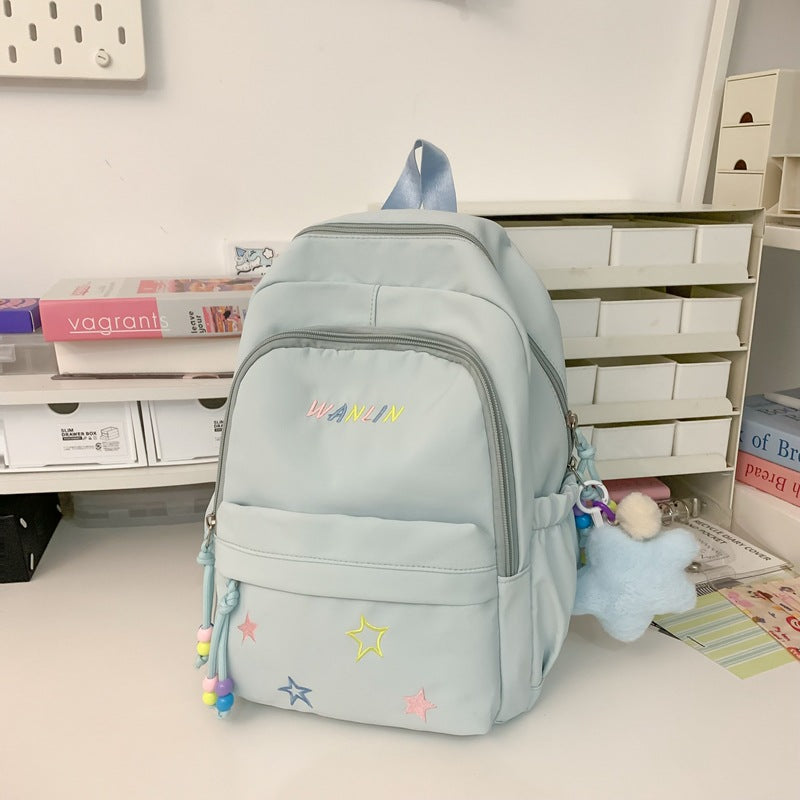 Playful Star-Embellished Backpack Stornfield