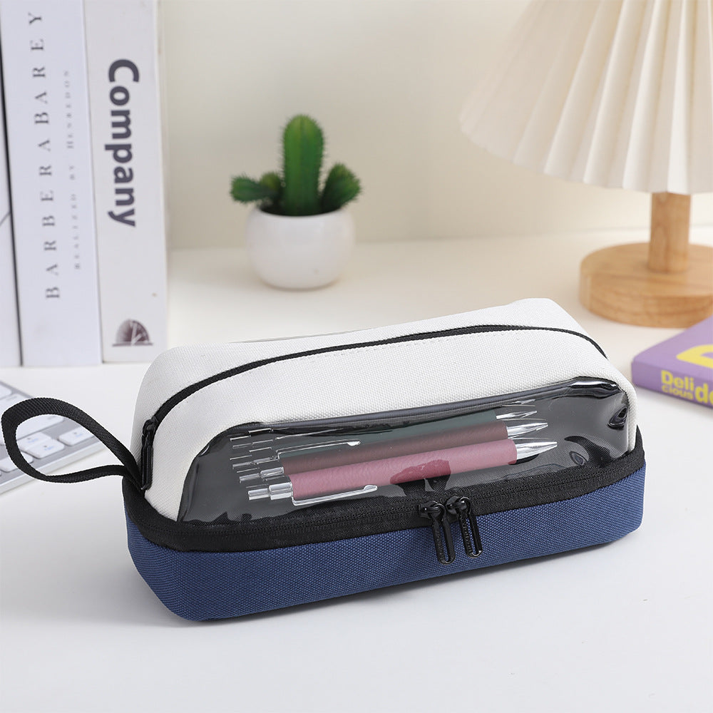 Premium Double-Zipper Pencil Case