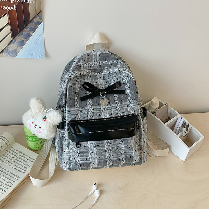 Polka Dot Patterned Mini Backpack Stornfield