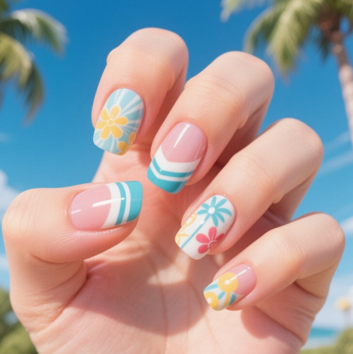 Floral Gradient Nail Art Kit Stornfield