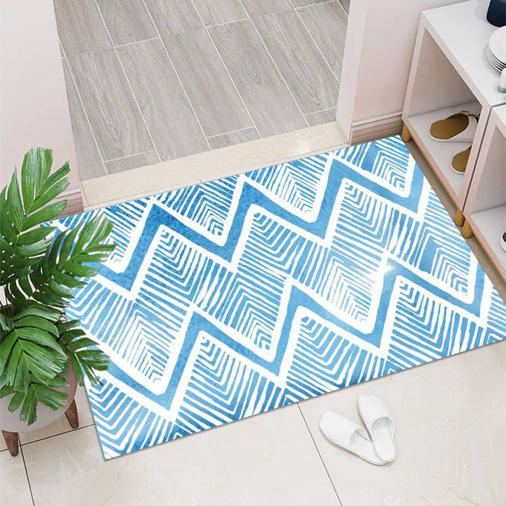 Geometric Pattern Decorative Floor Mat Stornfield