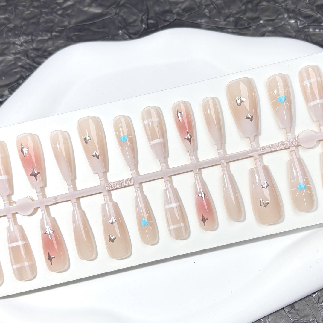 Elegant Ombre Art Press-On Nails