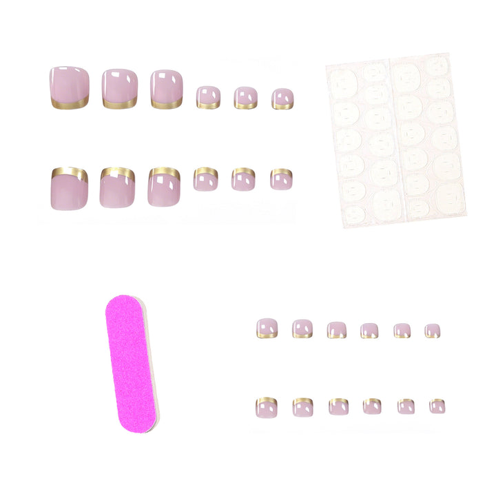 Elegant Gold-Accent Pedicure Stornfield