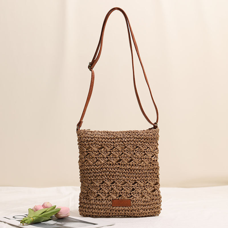 Hand-knotted shoulder bag in elegant design Stornfield