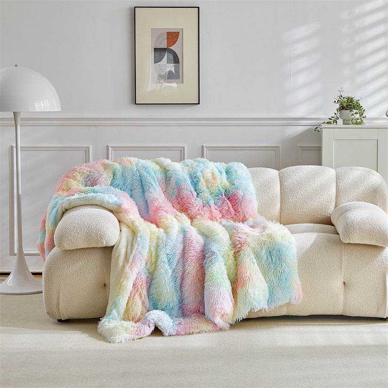 Luxurious Faux Fur Throw Blanket Stornfield