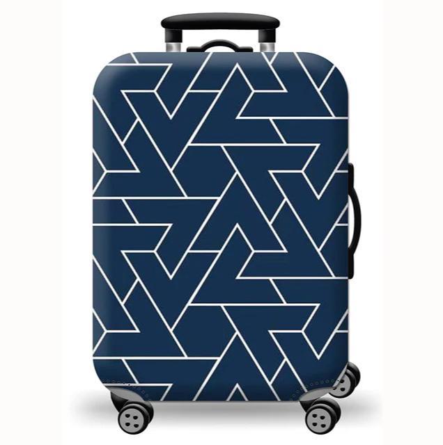 Unisex stretchable suitcase cover with cute alpaca design, elastic protective cover for hard-shell and fabric suitcases Stornfield