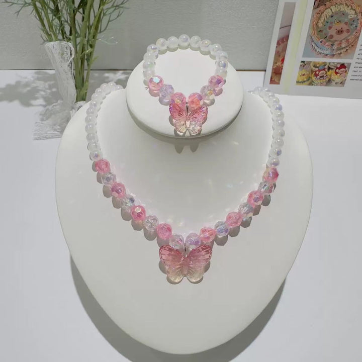 Butterfly Charm Beaded Jewelry Set Stornfield