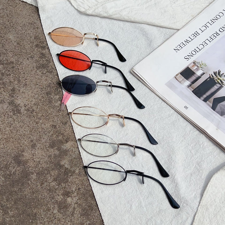 Retro-Inspired Oval Frame Glasses Stornfield