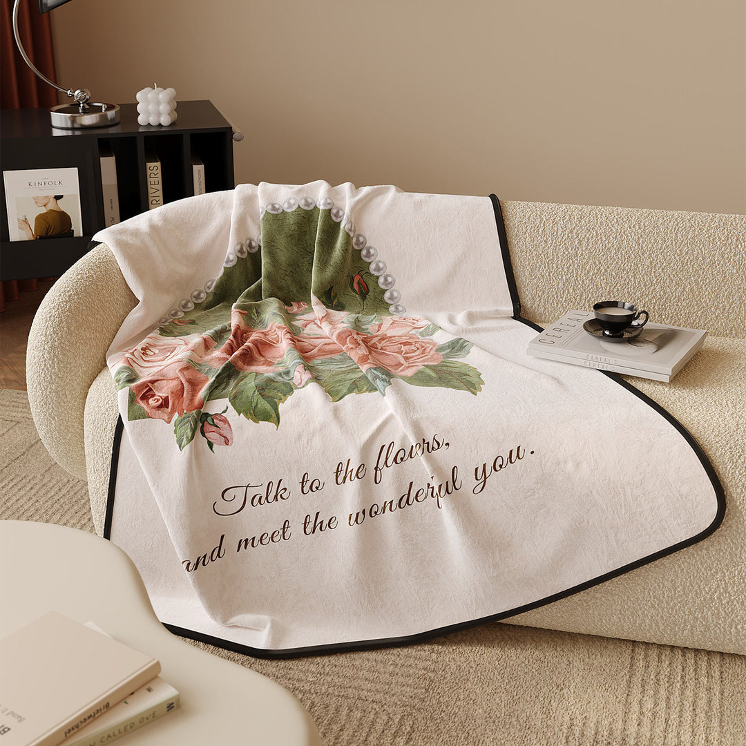 Cozy Textured Fleece Blanket