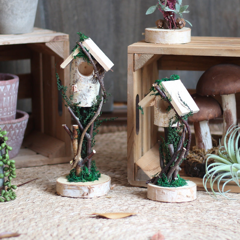 Decorative Birdhouse made of Wood Stornfield