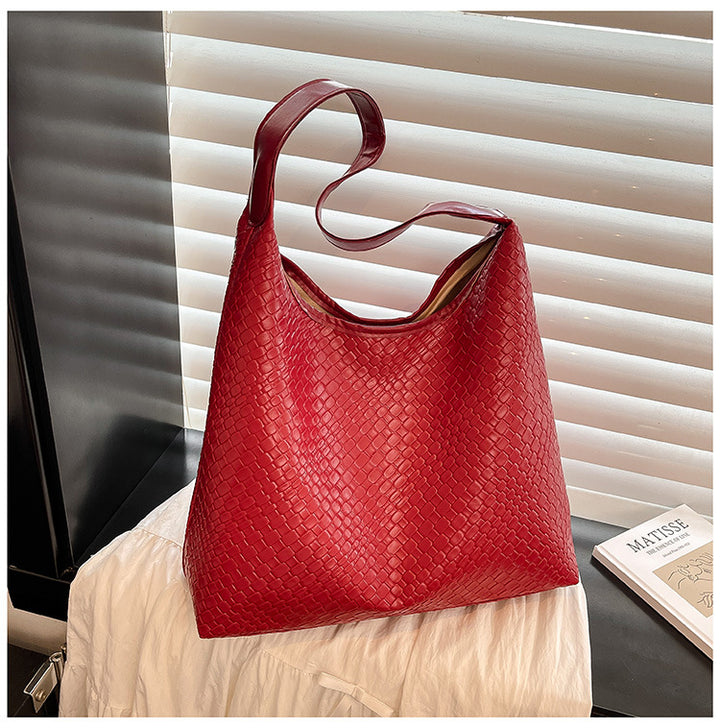 Woven Leather Shoulder Bag Stornfield