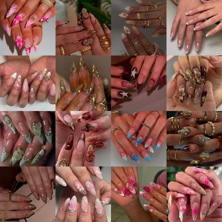 Elegant Gel Nail Art Extensions Stornfield