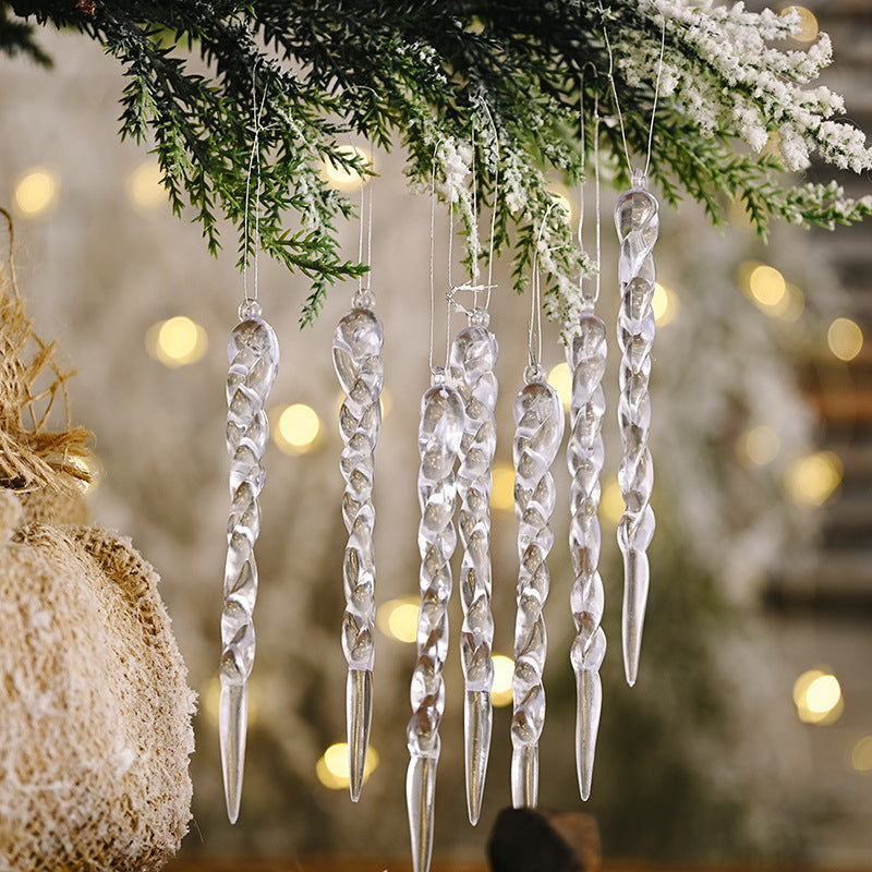 Christmas Tree Icicle Ornaments