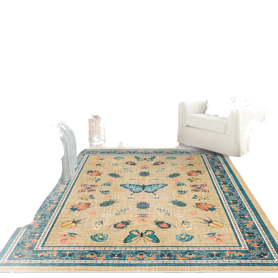 Decorative Floral Pattern Area Rug Stornfield