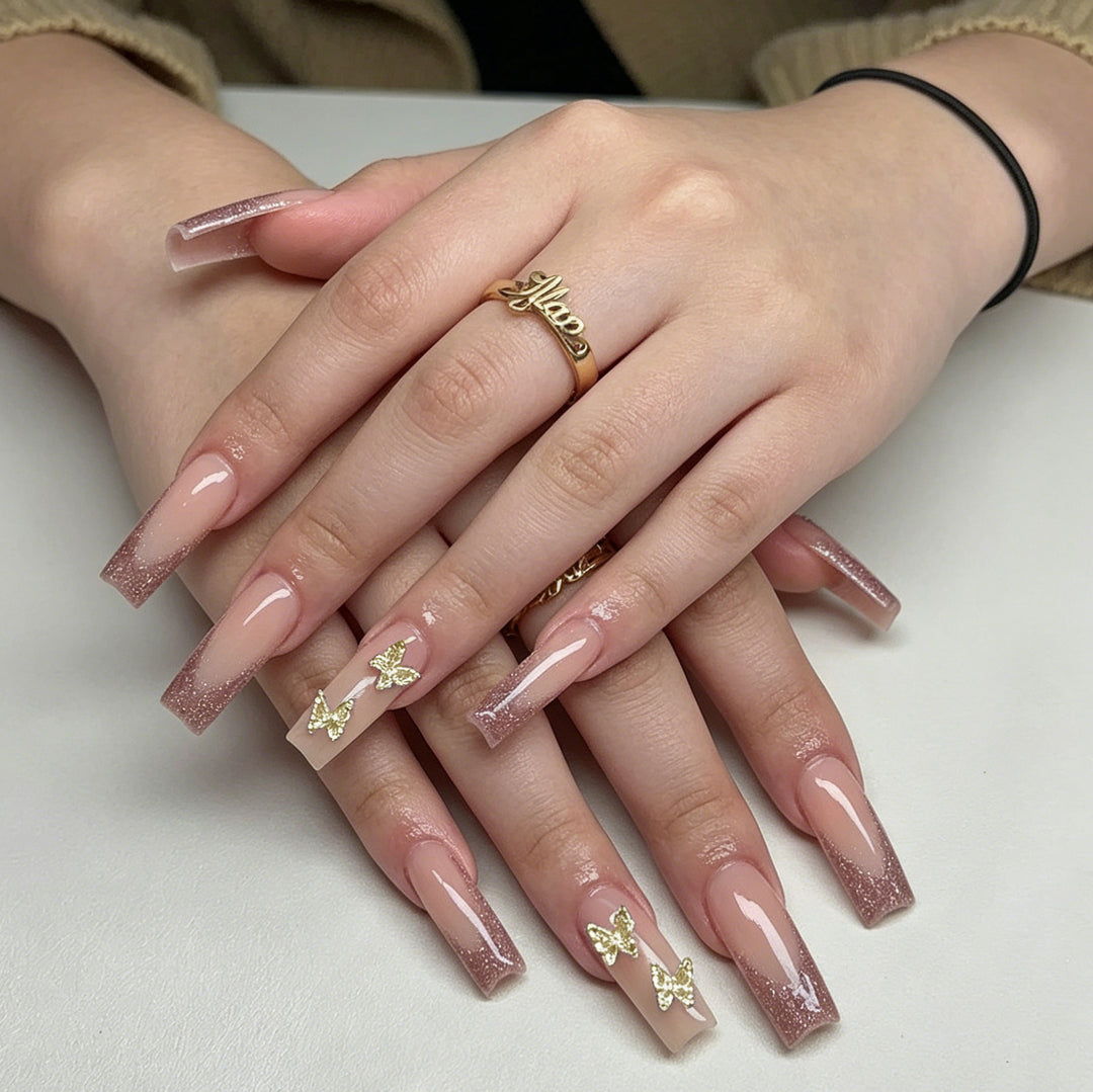 Decorative Glittery Nail Enhancements Stornfield