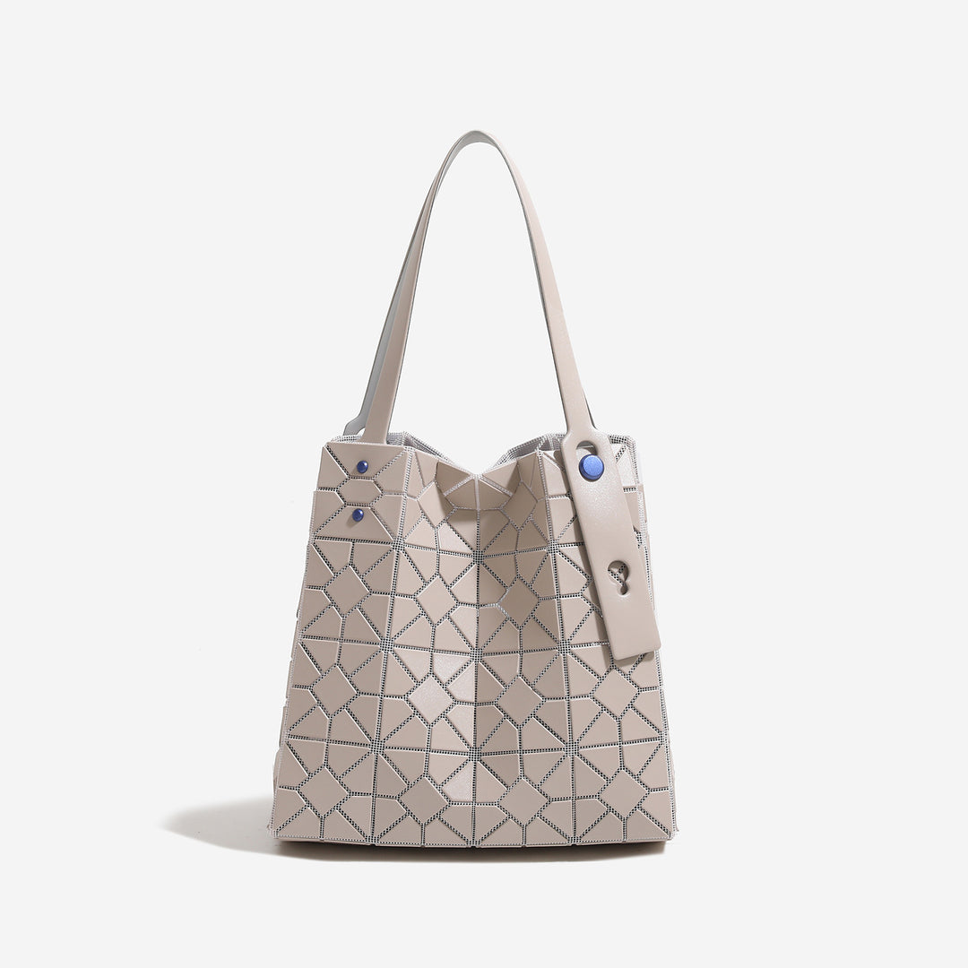 Geometric Patterned Reusable Tote Bag