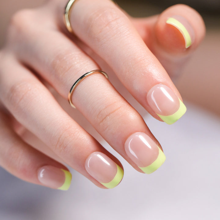 Elegant nail art with gradient and glitter accents Stornfield