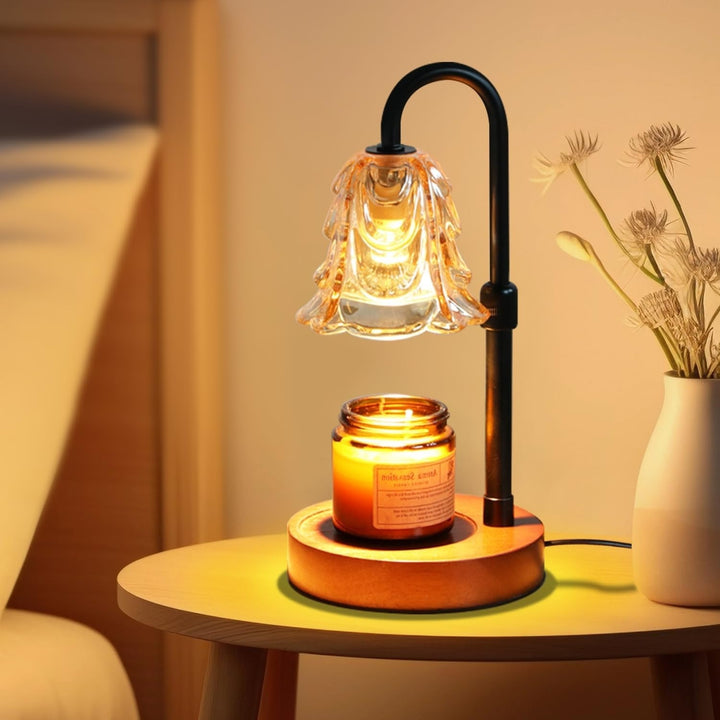 Vintage Glass Table Lamp