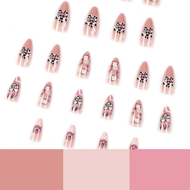 Artful Nail Extensions with Playful Design and Unique Motifs Stornfield
