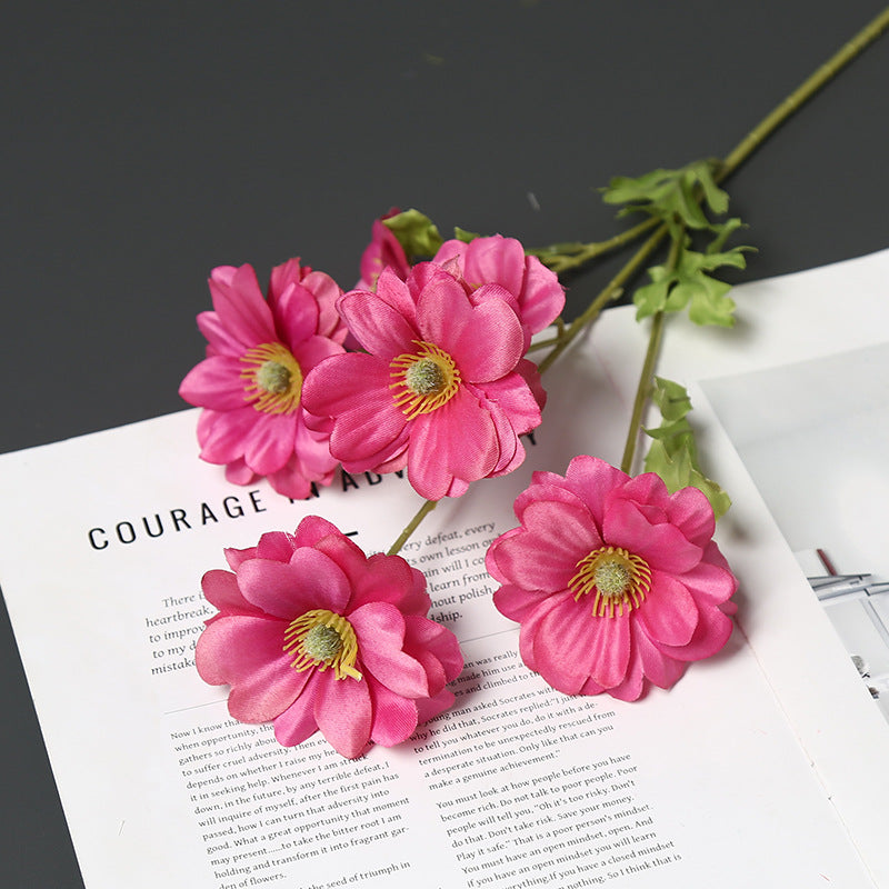 Decorative Fabric Carnation Stem for Home Display