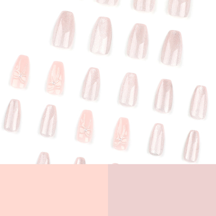 Artistic acrylic nails with glittering ombre design Stornfield