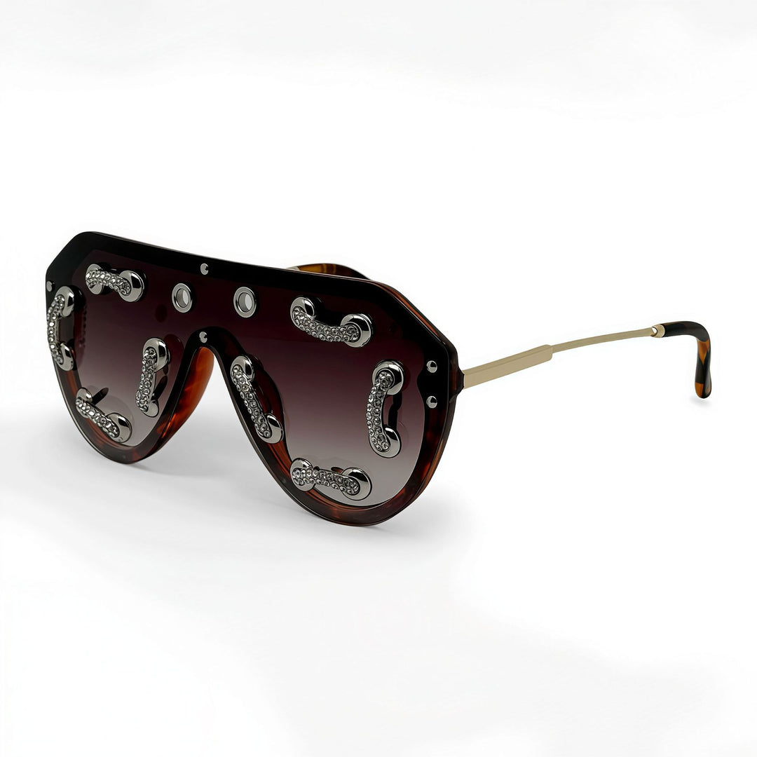 Women's extravagant designer sunglasses with sparkling accents Stornfield