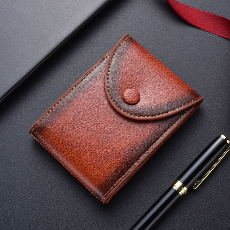 Premium Leather Business Card Holder Stornfield