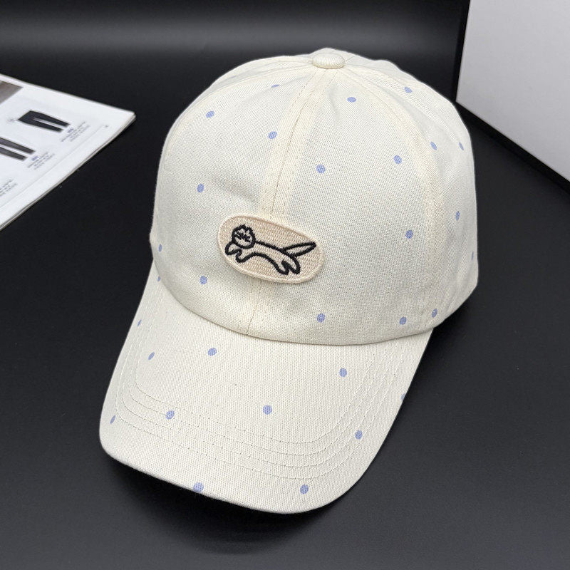 Women's Polka Dot Embroidered Baseball Cap Stornfield