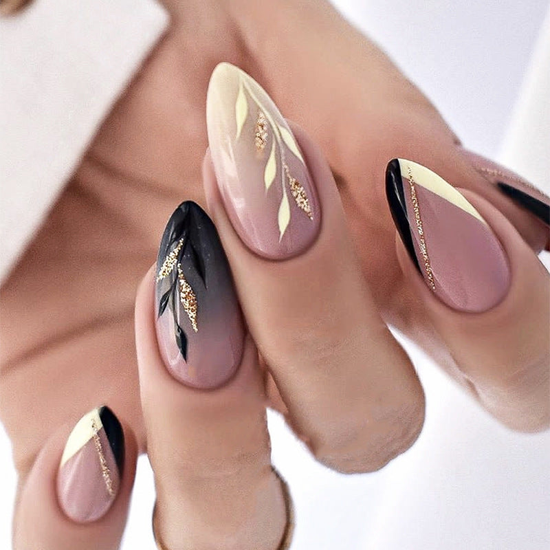 Elegant Stiletto Press-On Nail Tips Set Stornfield