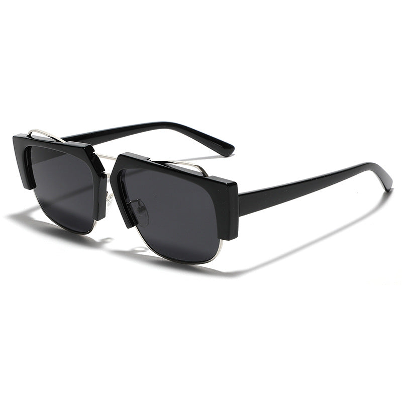 Ladies trendy square sunglasses with contrasting frame Stornfield