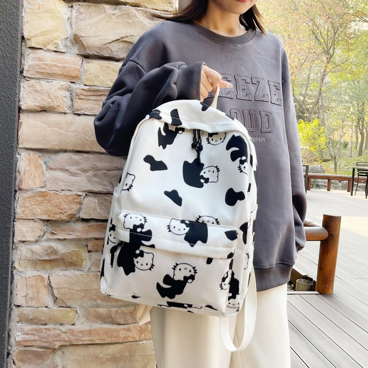 Cartoon Character Print Backpack Stornfield