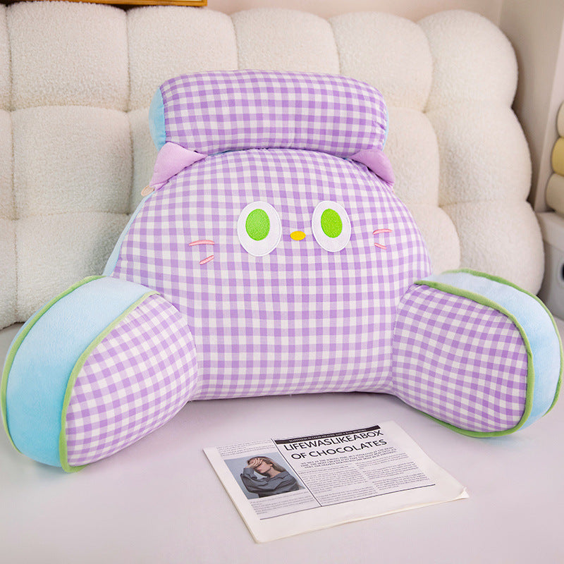Funny plush back support pillow in cat design Stornfield