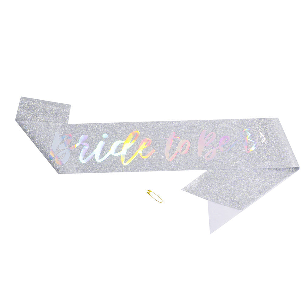 Ladies Glittering Bride Sash Stornfield