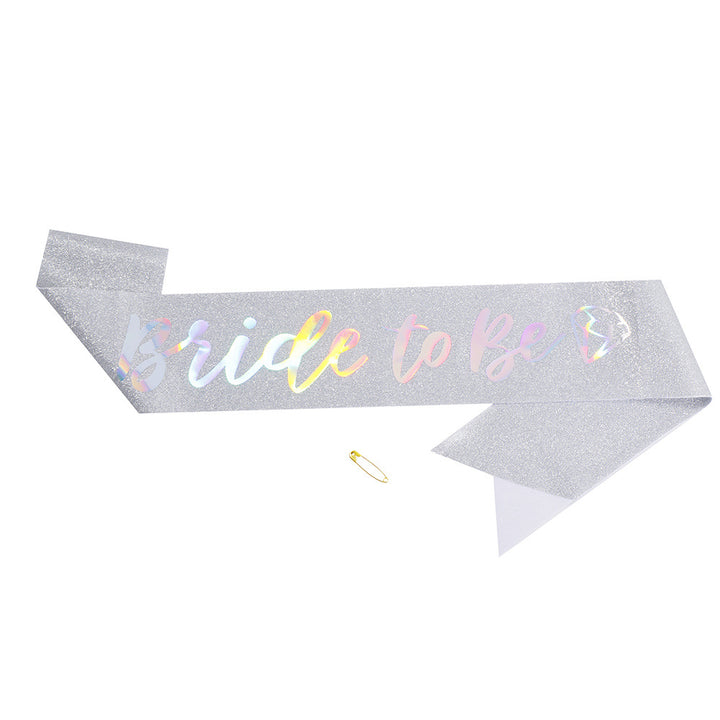 Ladies Glittering Bride Sash Stornfield