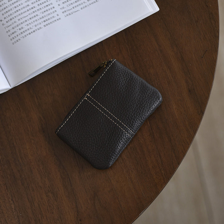 Textured Leather Card Holder Stornfield