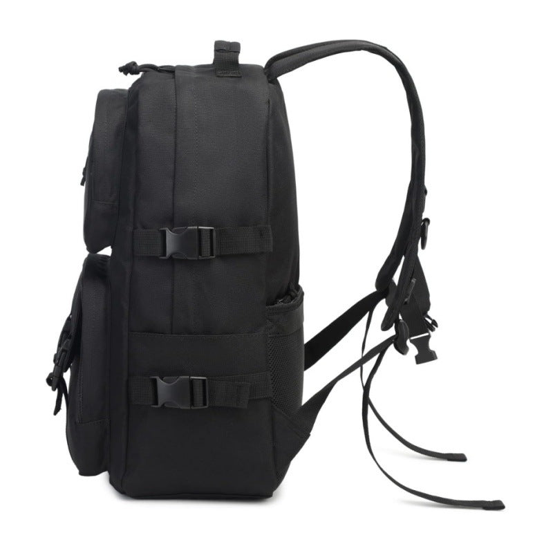 Multi-functional outdoor backpack with reinforced carrying straps and multiple compartments Stornfield