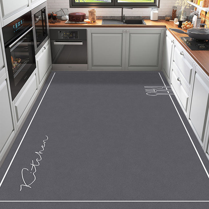 Cute Cartoon Dog-Themed Kitchen Mat