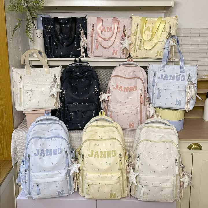 Stylish Non-Transparent Fabric Backpack Stornfield