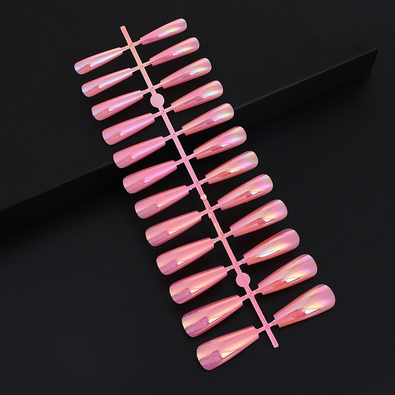 Artifical nails in modern holographic design Stornfield