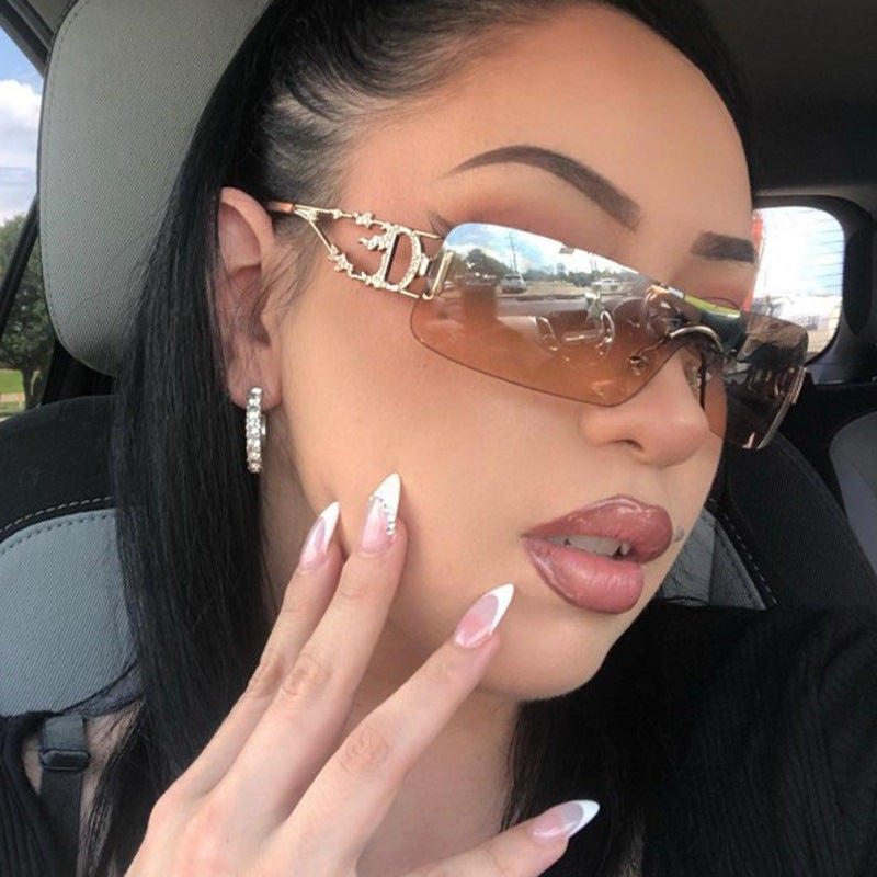 Women's futuristic Shield sunglasses with unique Stornfield frame