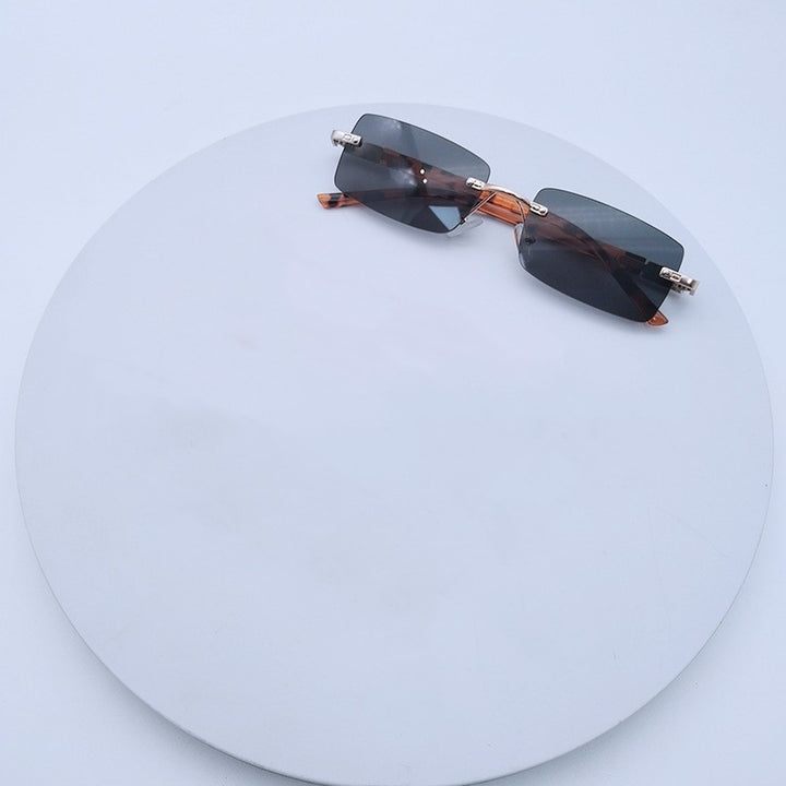 Women's fashionable rectangular sunglasses with unique design feature Stornfield