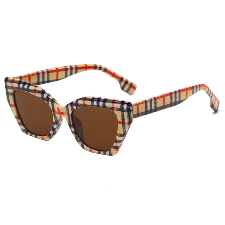 Women’s asymmetrical oversized sunglasses with trendy frame Stornfield