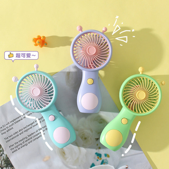 Unisex Portable Hand Fan with Flexible Handle and Stylish Design Stornfield