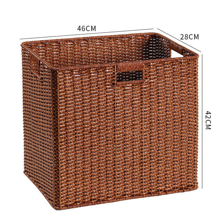 Large Woven Storage Bin with Ergonomic Cutout Handles Stornfield